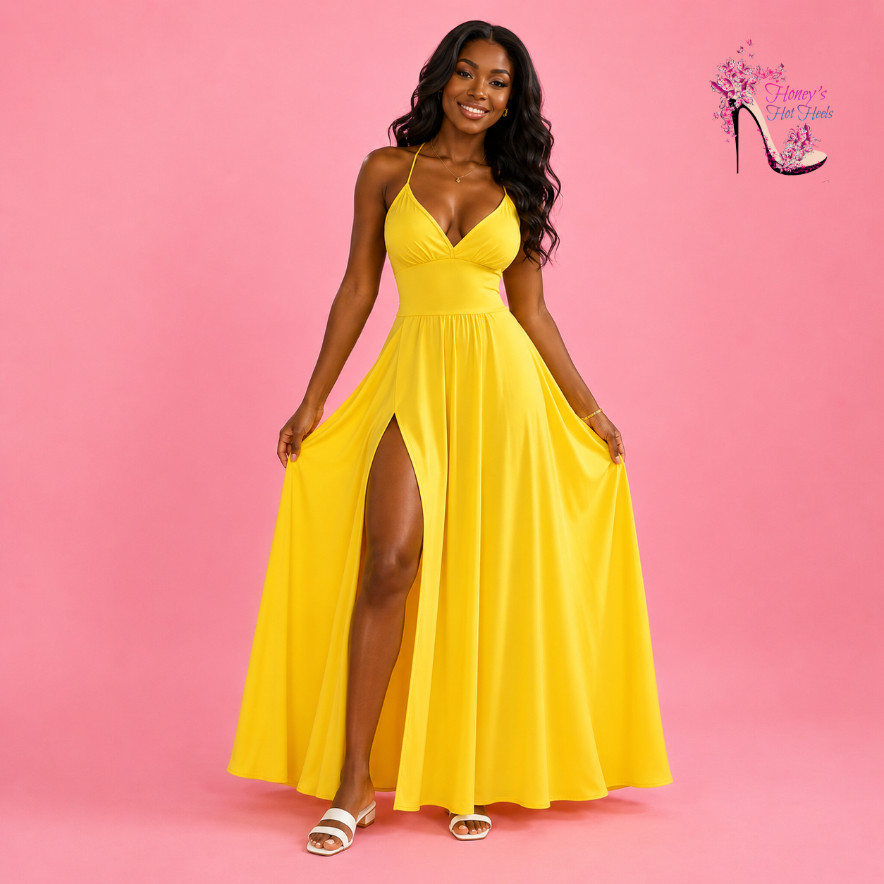 Abby Maxi Dress – Honey's Hot Heels