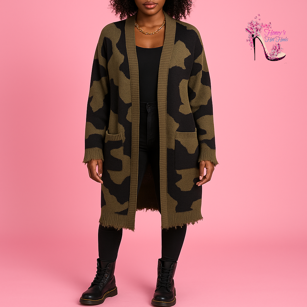 Deta Camo Sweater