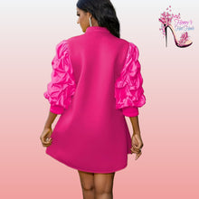 Load image into Gallery viewer, Chanelle Puff Sleeved Dress
