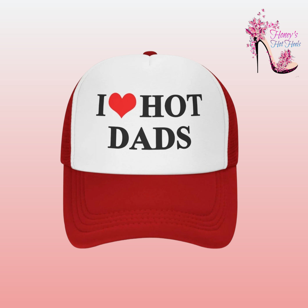 I ❤️ Hot Dad's Ball Cap