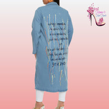 Load image into Gallery viewer, Katoya Grafitti Long Jean Jacket
