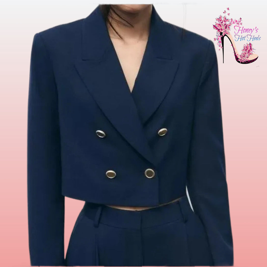 Phaedra Crop Blazer