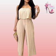 Load image into Gallery viewer, Lynn Pleated Jumpsuit
