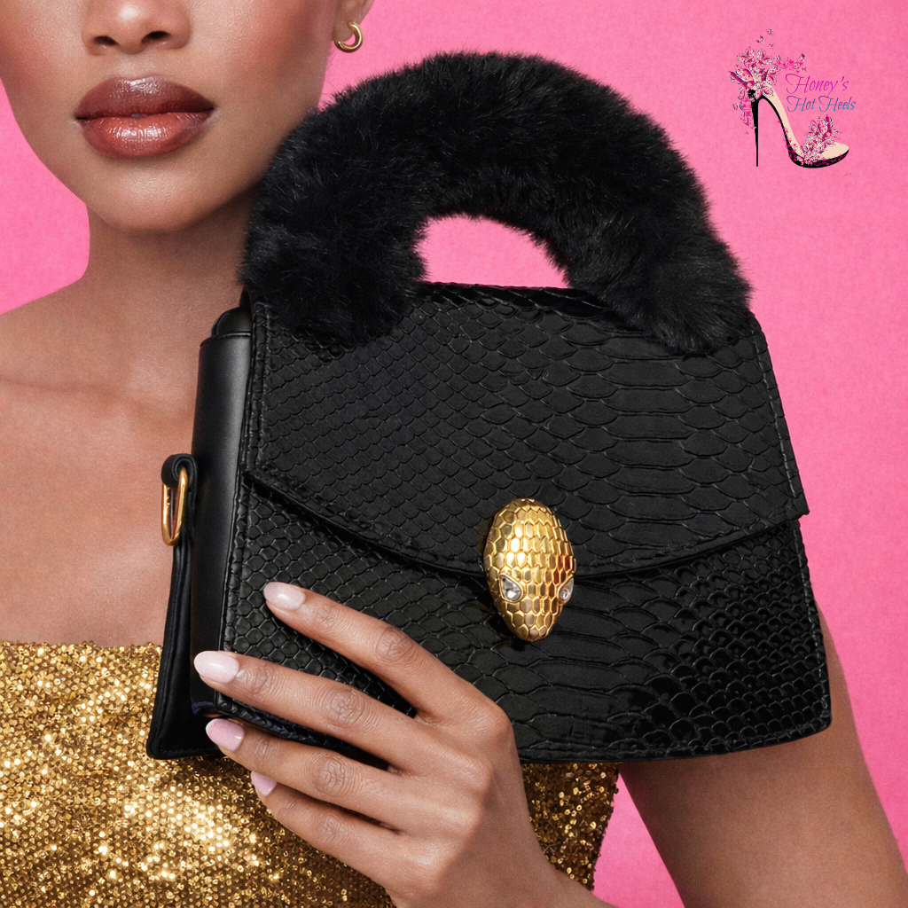 Chalise Snake Skin Bag