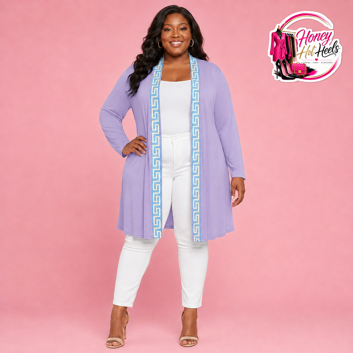 Plus Lightweight Cardigan