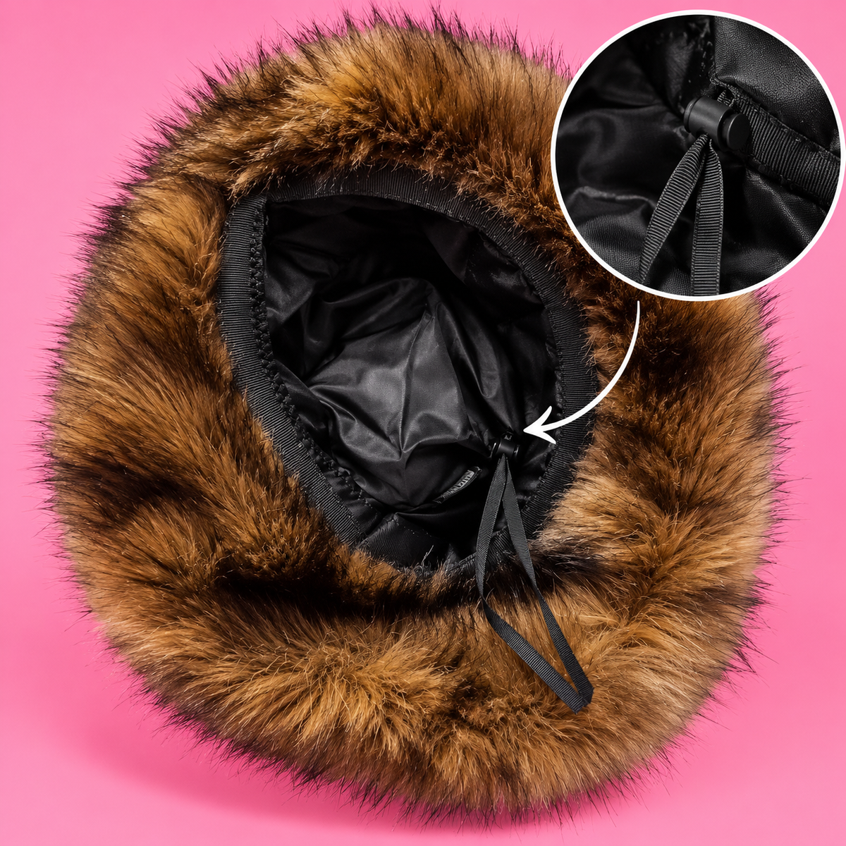 Luca Faux Fur Bucket Hat