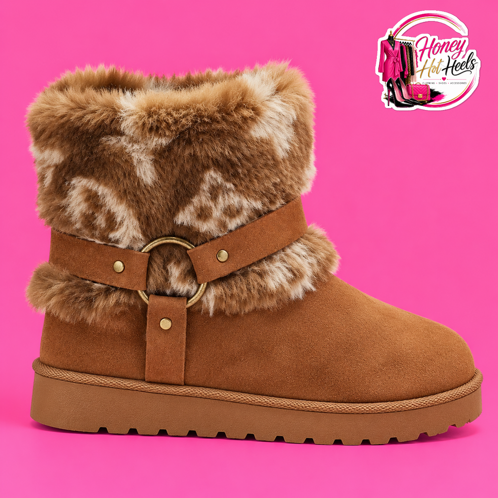 Faux Fur Ankle Boots
