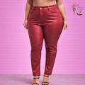 Plus Faux Leather Pants (2 colors available)