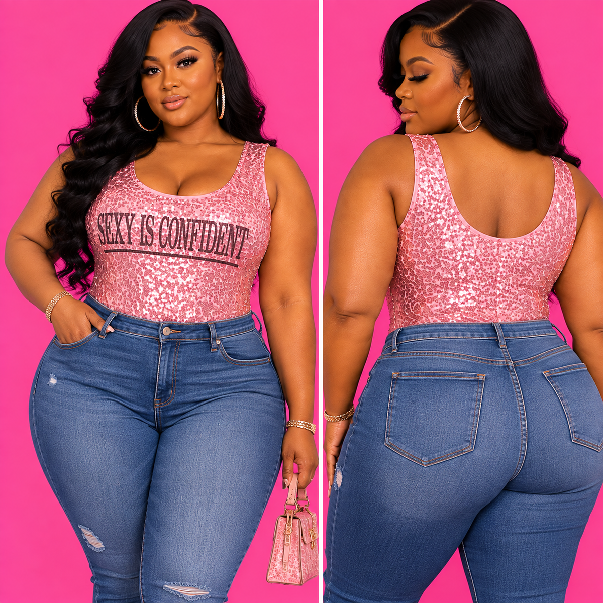Plus Sexy is Confident Bodysuit