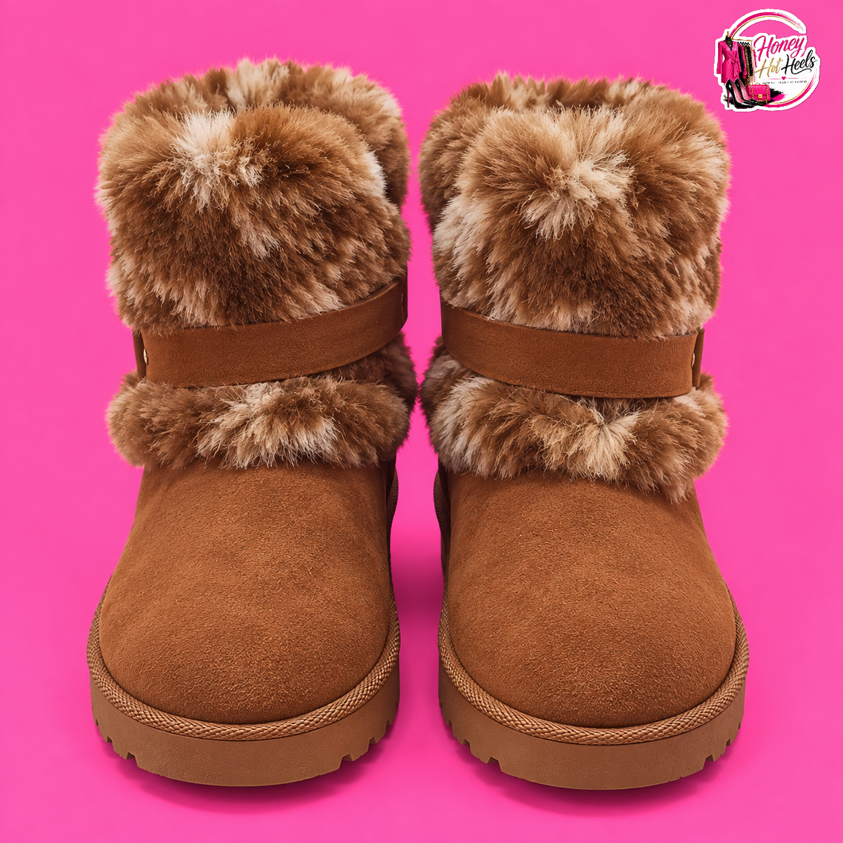 Faux Fur Ankle Boots