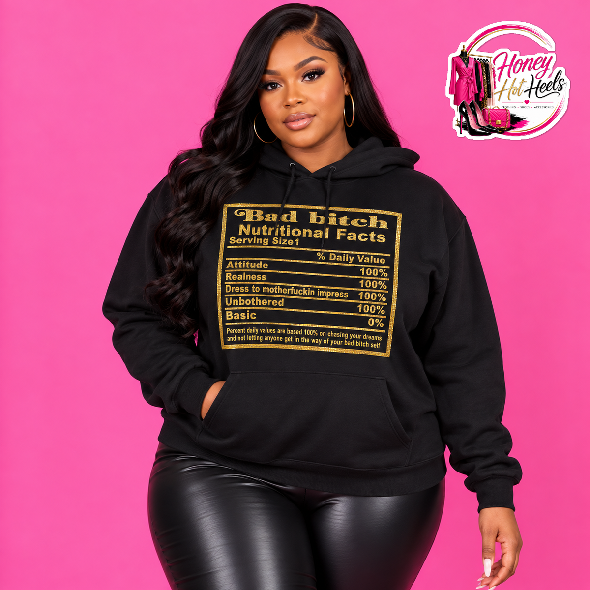 Plus Bad Bitch Hoodie