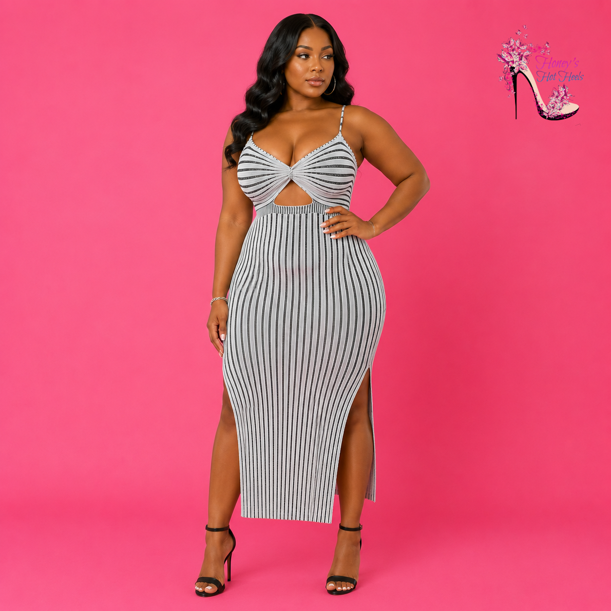 Nika Textured Maxi Dress