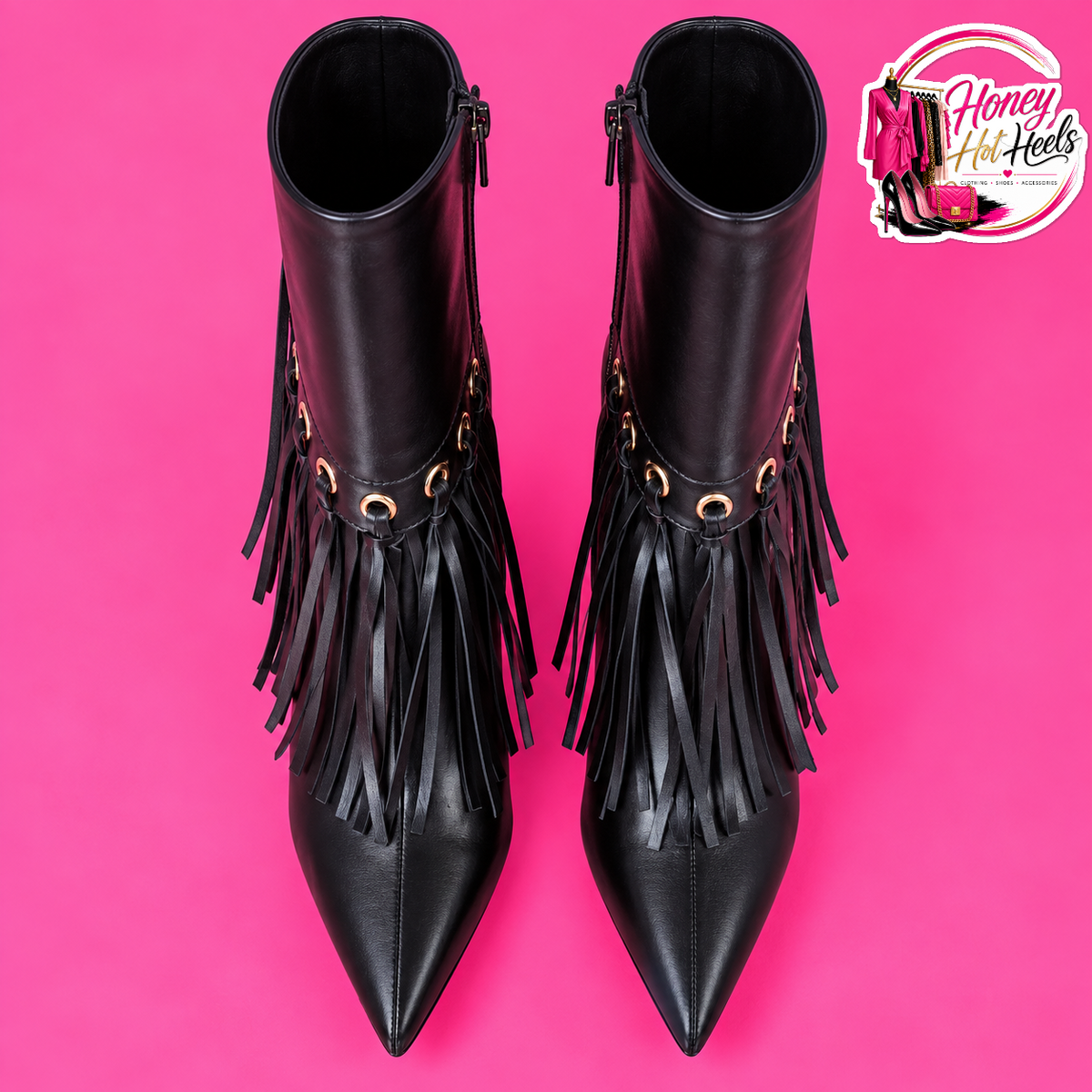 Andrea Fringe Boots