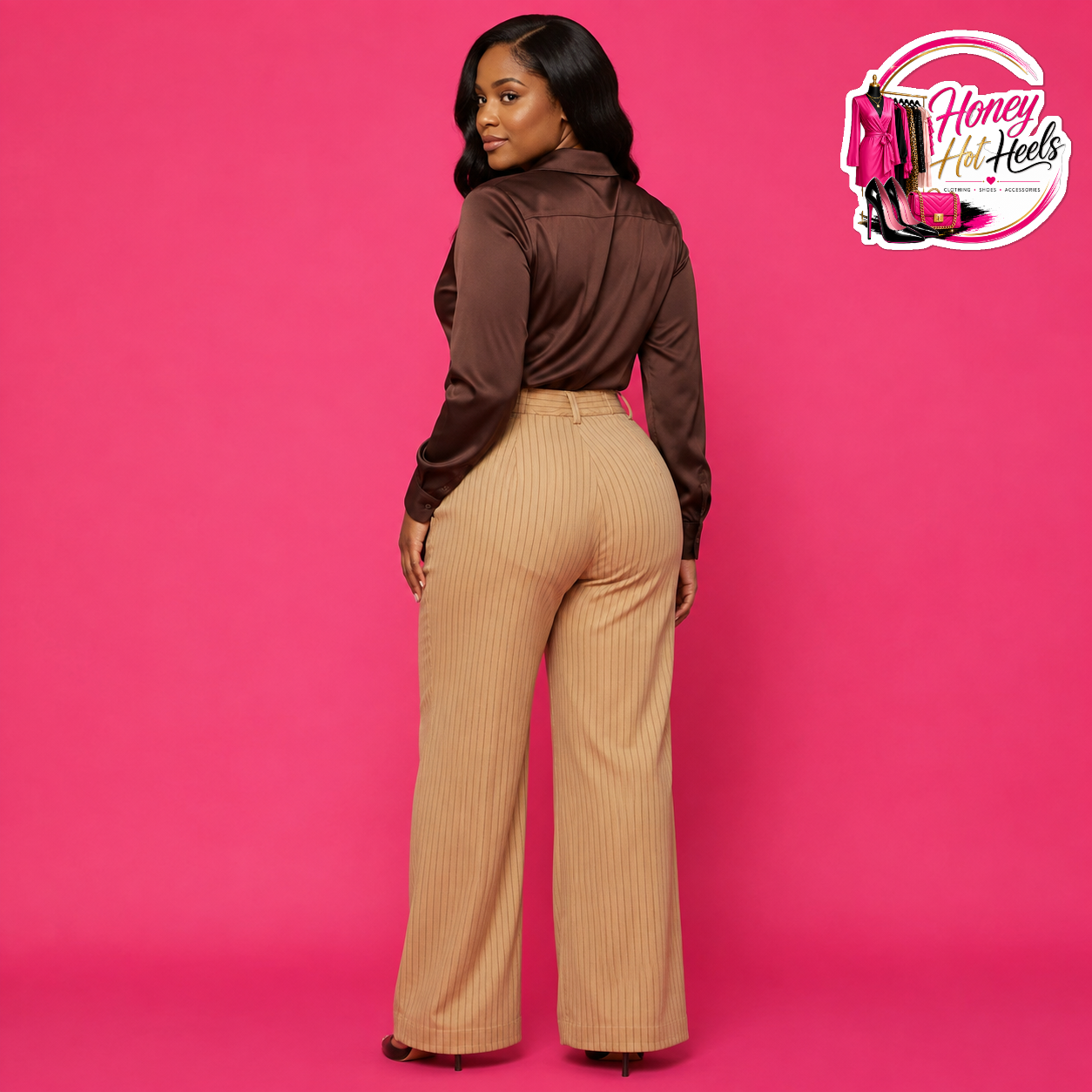 Jael Pinstripe Trousers