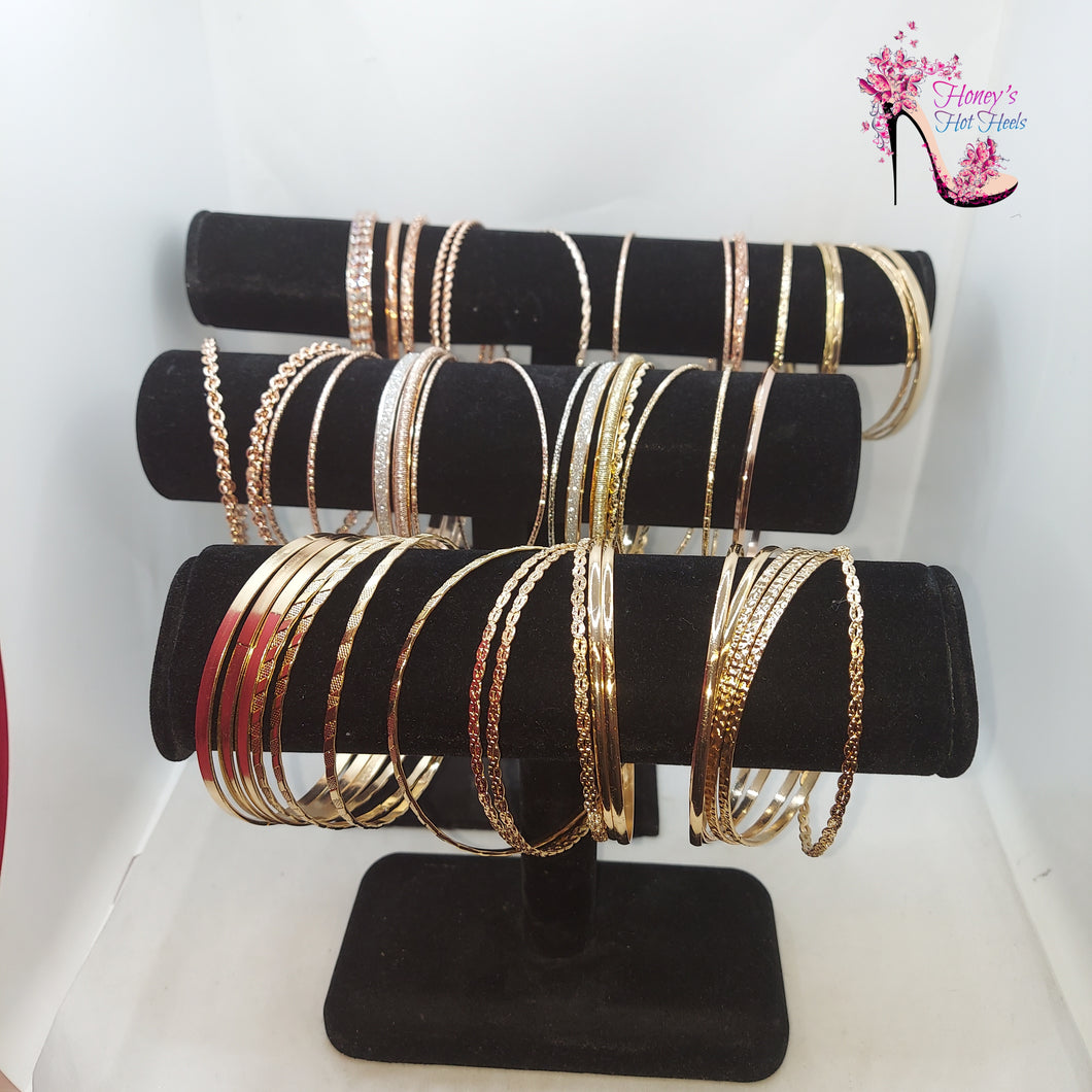 Assorted Gold Bracelets