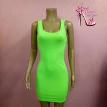 Load image into Gallery viewer, Neon Ribbed Dress
