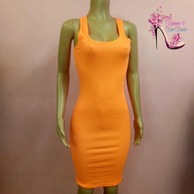 Load image into Gallery viewer, Neon Ribbed Dress
