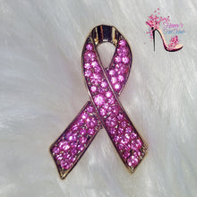 Load image into Gallery viewer, Breast Cancer Awareness Brooch
