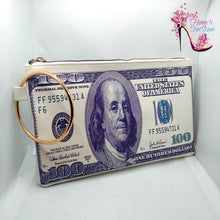 Load image into Gallery viewer, 100 Dollar Bill Wristlet
