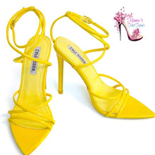 Load image into Gallery viewer, Superstar Yellow Strappy Sandals
