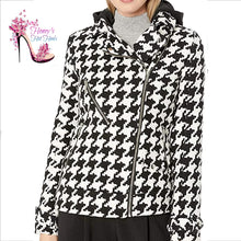 Load image into Gallery viewer, Kylie Houndstooth Jacket
