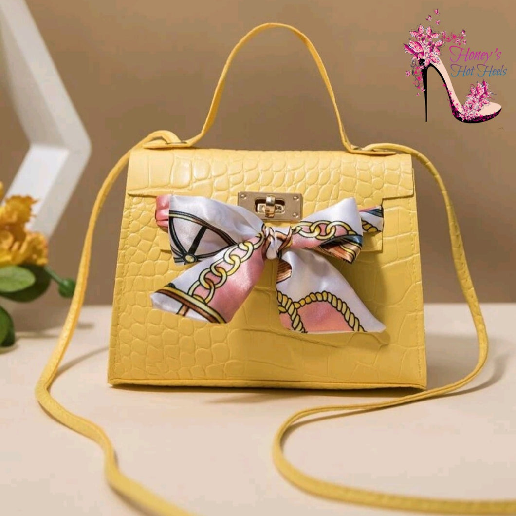 Yellow Fever Sash Handbag