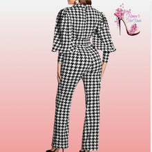 Load image into Gallery viewer, Bellamy Houndstooth Jumpsuit
